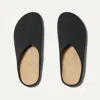 Rothys The Casual Clog In Black/neutral In Soft Black