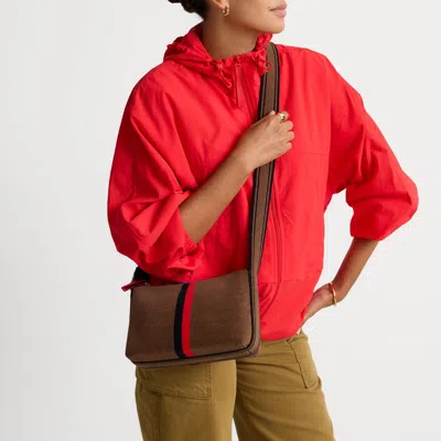Rothys The Casual Crossbody In Revelvet Cinnamon Stripe