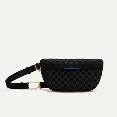 Rothys The Casual Sling In Black/neutral In Black Sand