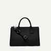 Rothys The Classic Handbag In Black/neutral In Black