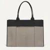 Rothys The Classic Tote In Black/neutral In Black