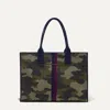 Rothys The Classic Tote In Green In Spruce Camo