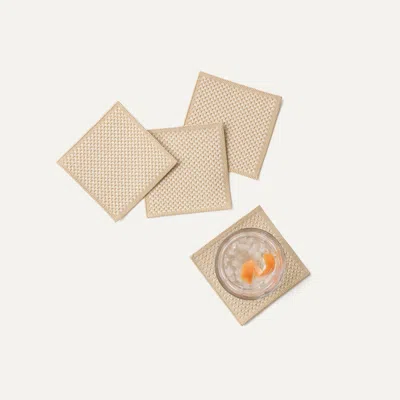 Rothys The Coaster (set Of 4) In Brown/neutral In Almond