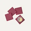 Rothys The Coaster (set Of 4) In Red In Paprika
