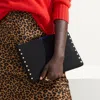 Rothys The Convertible Clutch In Black/neutral In Black