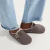 Rothys The Cozy Buckle Clog In Brown/neutral In Brown