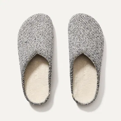 Rothys The Cozy Clog In Black In Cookies And Cream Boucl