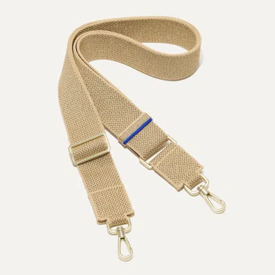 Rothys The Crossbody Strap In Brown/metallic In Gold Dust