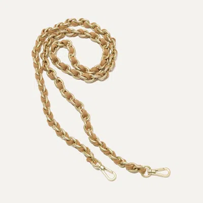 Rothys The Crossbody Strap In Brown/neutral In Wren Chain