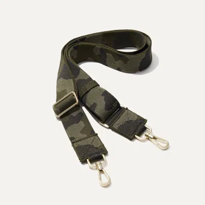 Rothys The Crossbody Strap In Green In Spruce Camo