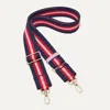 Rothys The Crossbody Strap In Red/pink In Confetti Stripe