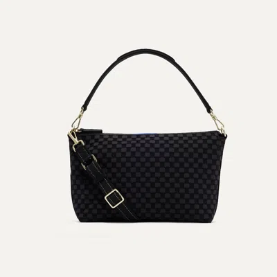 Rothys The Daily Crossbody In Black/neutral In Black Sand