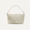 Rothys The Daily Crossbody In White/neutral In White Sand