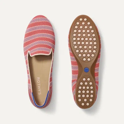 Rothys The Daily Loafer In Sunkiss Stripe