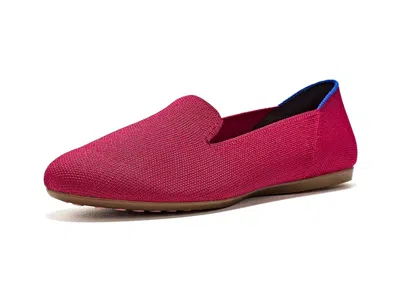 Rothys The Daily Loafers Women's Flat Shoes Red Rose: 12.5 M, Polyester