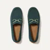 Rothys The Double Bit Driver In Green In Dark Evergreen