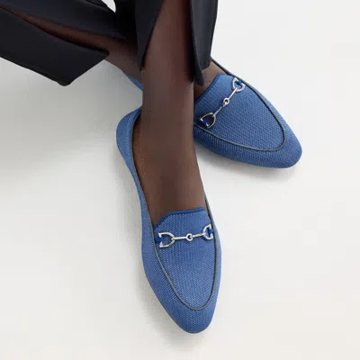 Rothys The Double Bit Loafer In Blue