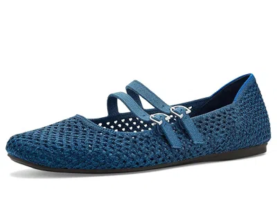 Rothys The Double Buckle Mary Jane In Blue