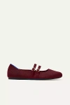 Rothys The Double Buckle Mary Jane Flats In Red