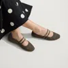 Rothys The Double Buckle Mary Jane In Green