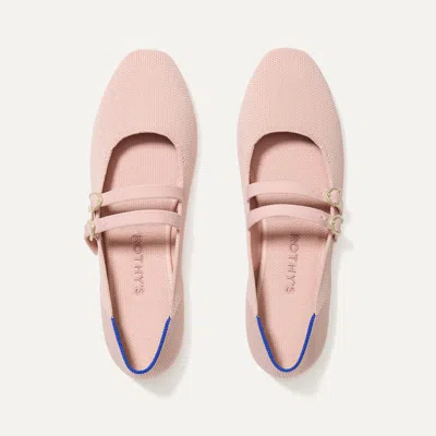 Rothys The Double Buckle Mary Jane In Pink In Ballerina