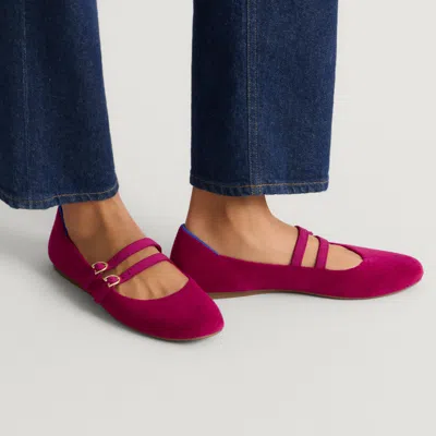 Rothys The Double Buckle Mary Jane In Pink