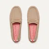 Rothys The Driver In Brown/neutral In Tan Herringbone