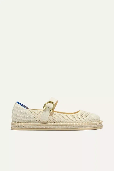 Rothys The Espadrille Mary Jane Flats In White