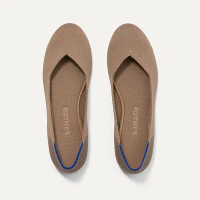 Rothys The Flat In Brown/neutral In Portobello