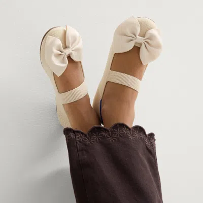 Rothys The Kids Big Bow Mary Jane In Neutral