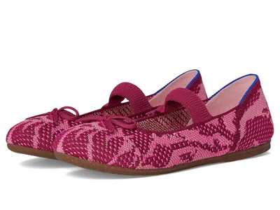 Rothys The Kids Bow Mary Jane (toddler/little Kid/big Kid) Girl's Shoes Pink Bouquet : 8 Toddler M, Synthet