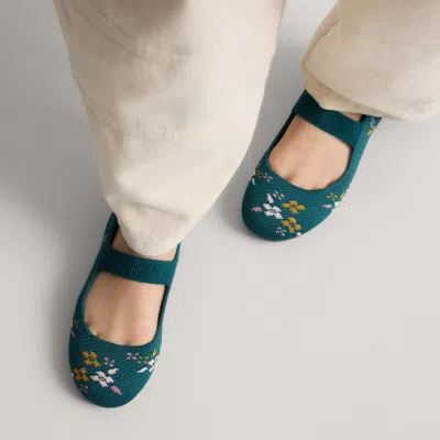Rothys The Kids Mary Jane In Green
