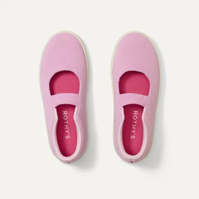 Rothys The Kids Mj Sneaker In Pink