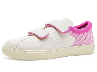 Rothys The Kids Strap Sneaker (toddler/little Kid/big Kid) Kid's Shoes Pink Taffy : 3 Little Kid M, Synthet