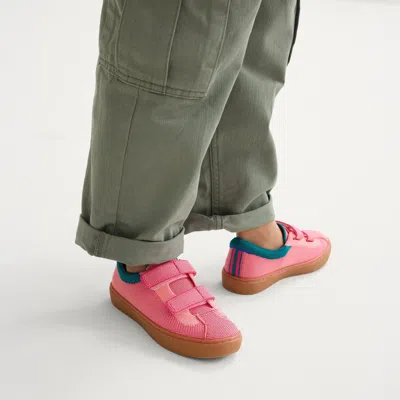 Rothys The Kids Strap Sneaker In Watermelon