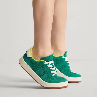 Rothys The Kids Stretch Sneaker In Green