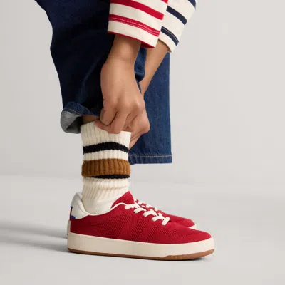 Rothys The Kids Stretch Sneaker In Red