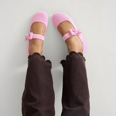 Rothys The Kids Tux Bow Mary Jane In Pink