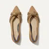 Rothys The Knot Point Ii In Brown/metallic In Goldstone