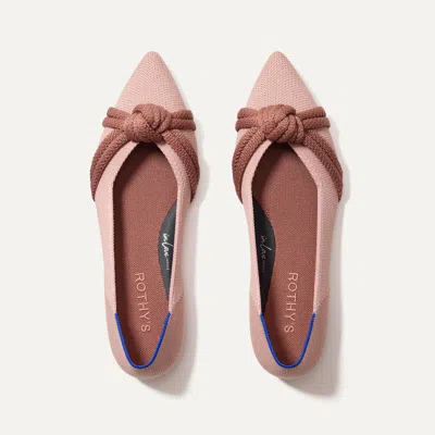 Rothys The Knot Point Ii In Pink In Maple Pink