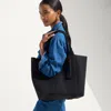 Rothys The Lightweight Tote In Black/neutral