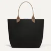 Rothys The Lightweight Tote In Black/neutral In Black Portobello