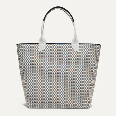Rothys The Lightweight Tote In Black/white In Black And White Checkers