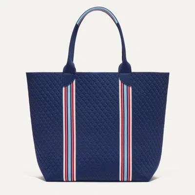 Rothys The Lightweight Tote In Blue In Spirit Stripe