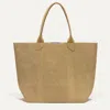 Rothys The Lightweight Tote In Brown/metallic In Golden Perf