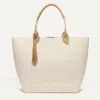 Rothys The Lightweight Tote In White/neutral In Ivory Perf