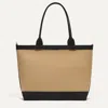 Rothys The Lightweight Zip Tote In Brown/neutral In Shortbread