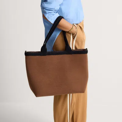 Rothys The Lightweight Zip Tote In Revelvet Cinnamon