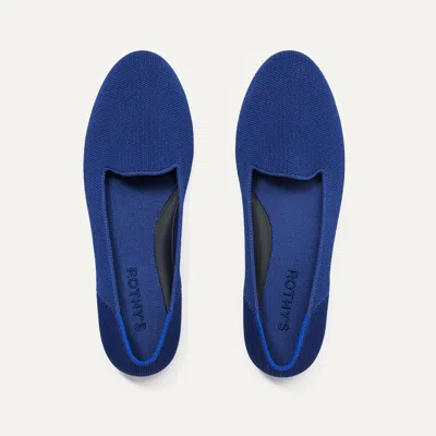 Rothys The Lounge Loafer In Blue In Cosmic Blue
