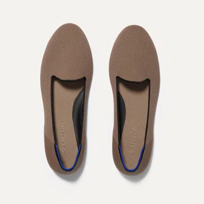 Rothys The Lounge Loafer In Brown/neutral In Sparrow